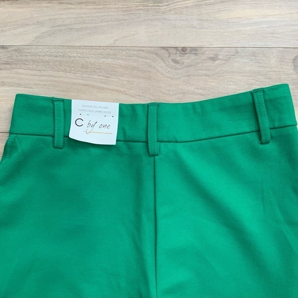 C By One Straight Leg Green Trouser - Picture 7 of 11